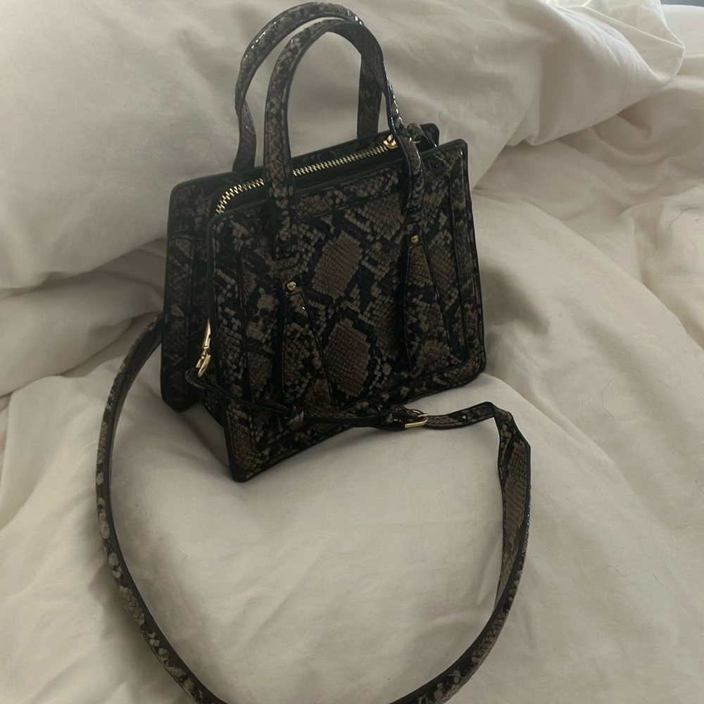 Zara Snake Print Small Crossbody Handbag NEW!!!